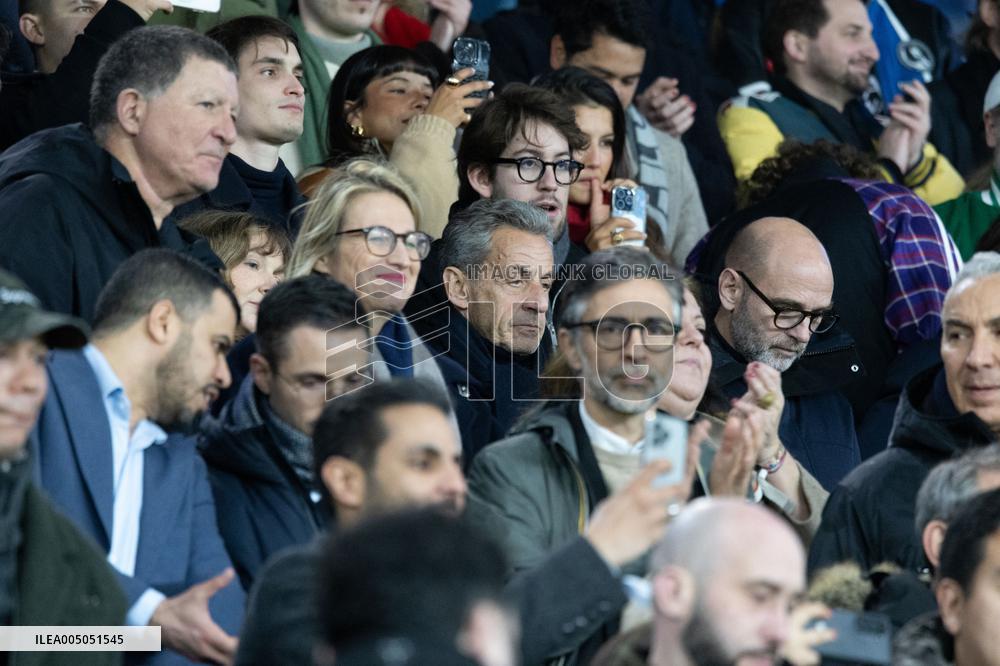 Celebs L1 football match PSG v LOSC - Paris