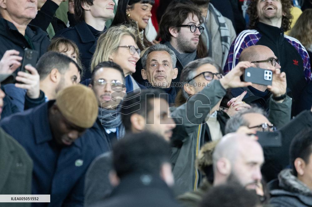Celebs L1 football match PSG v LOSC - Paris