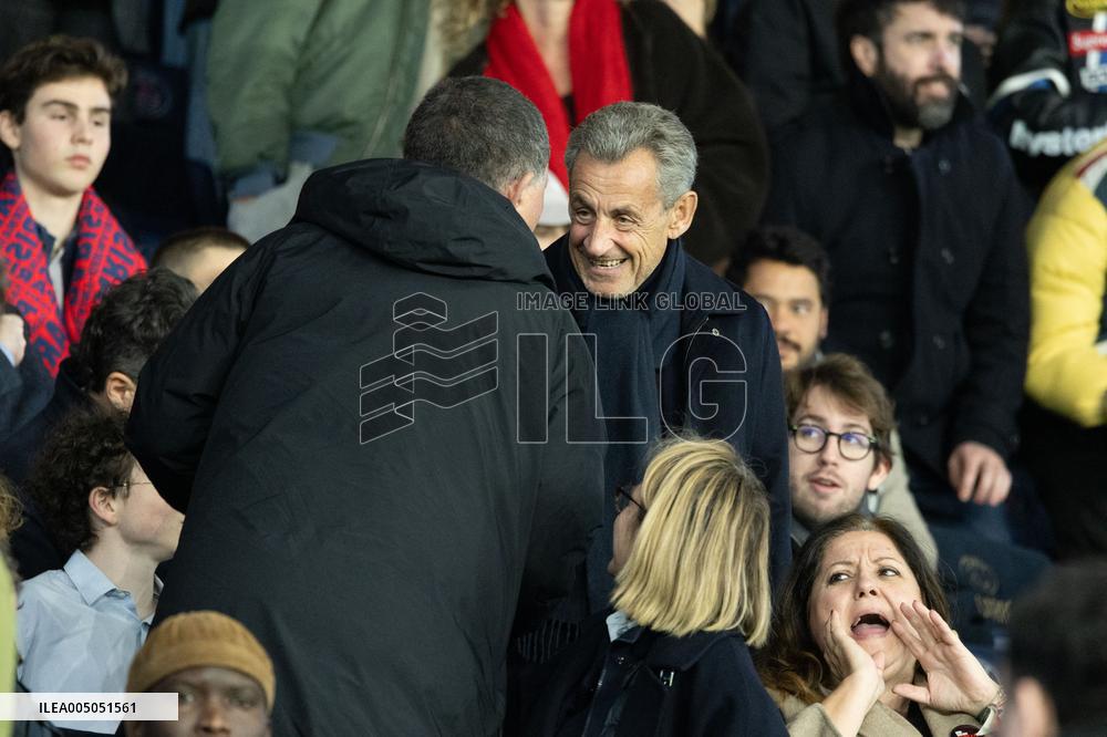 Celebs L1 football match PSG v LOSC - Paris