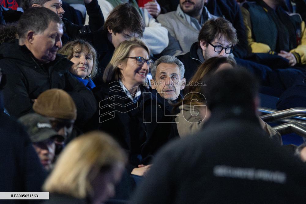 Celebs L1 football match PSG v LOSC - Paris