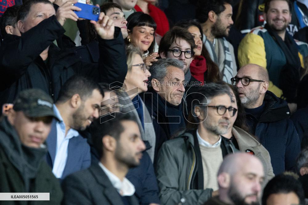 Celebs L1 football match PSG v LOSC - Paris