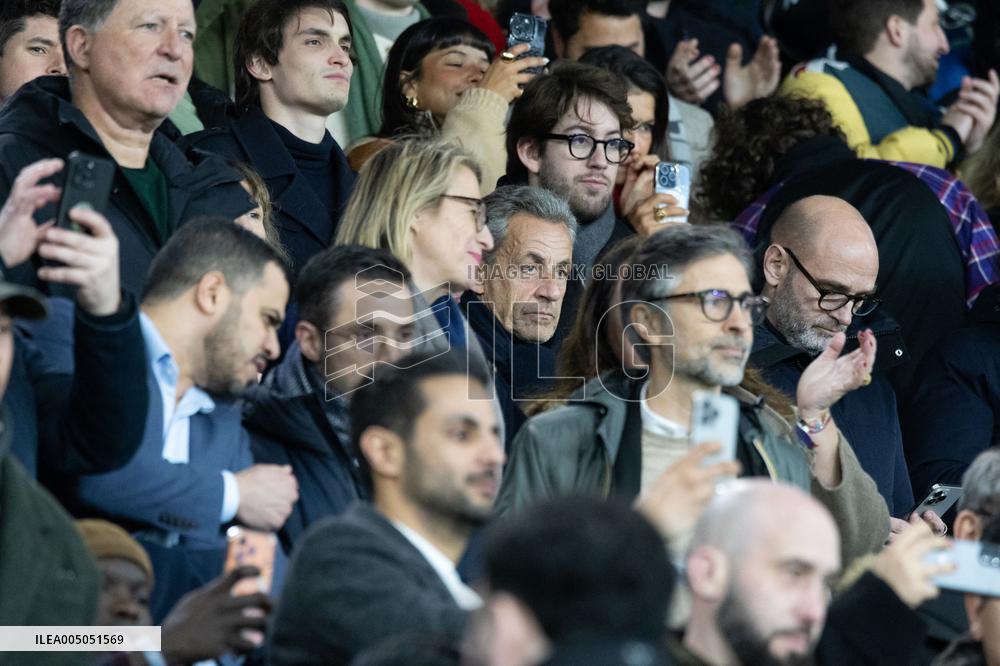 Celebs L1 football match PSG v LOSC - Paris