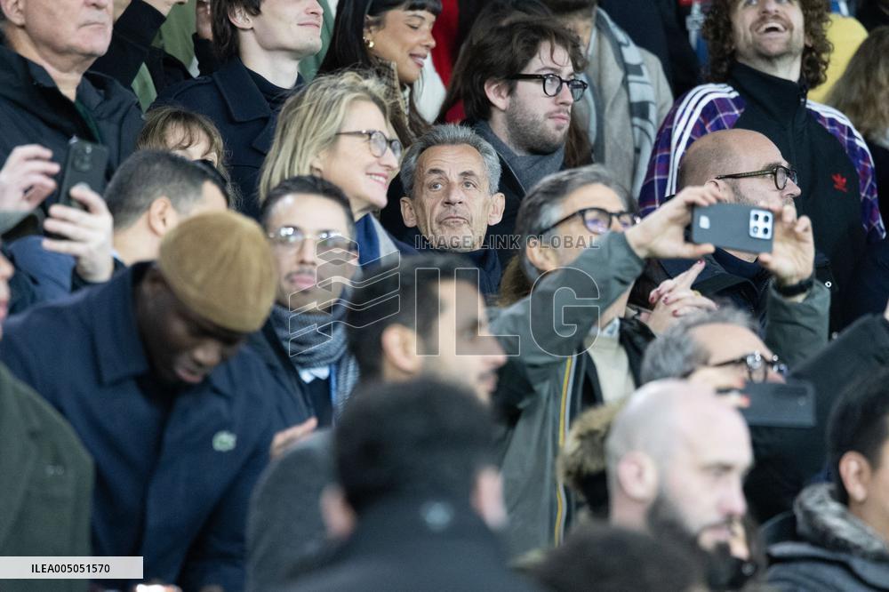 Celebs L1 football match PSG v LOSC - Paris