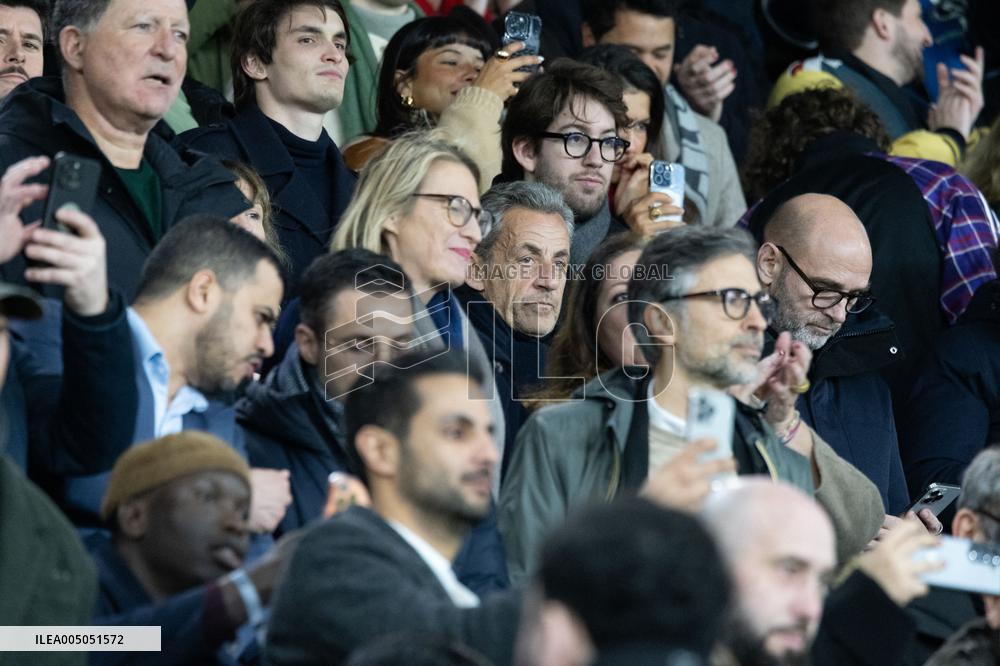 Celebs L1 football match PSG v LOSC - Paris