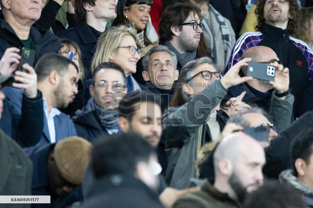 Celebs L1 football match PSG v LOSC - Paris