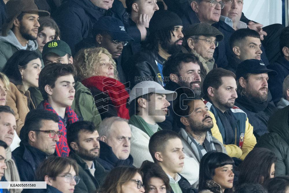 Celebs L1 football match PSG v LOSC - Paris