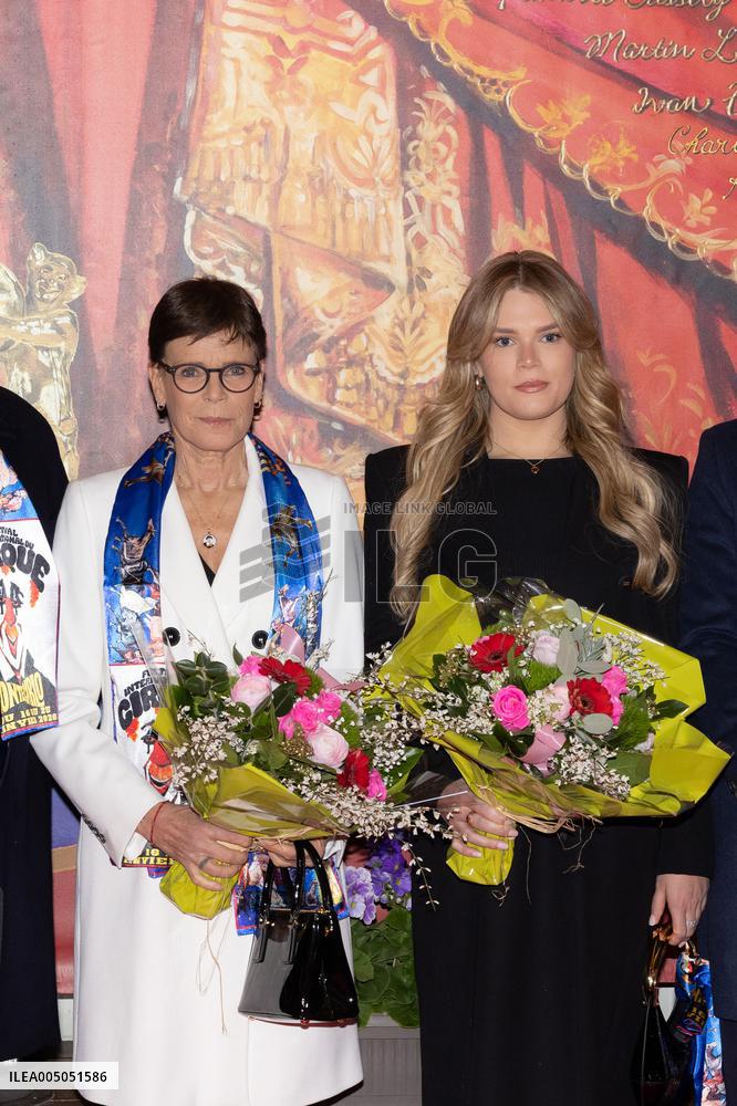 NO TABLOID - Opening of the 48th International Circus Festival of Monte-Carlo - Monaco