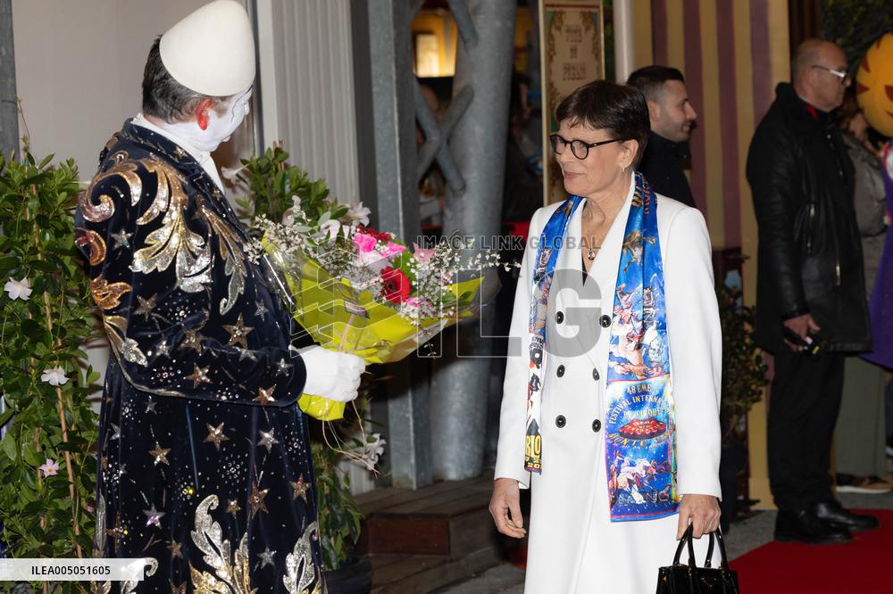 NO TABLOID - Opening of the 48th International Circus Festival of Monte-Carlo - Monaco