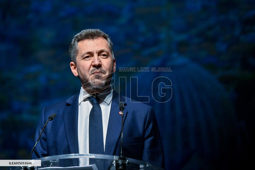 Marine Le Pen Attends Reception For Candidate Frank Allisio - Marseille