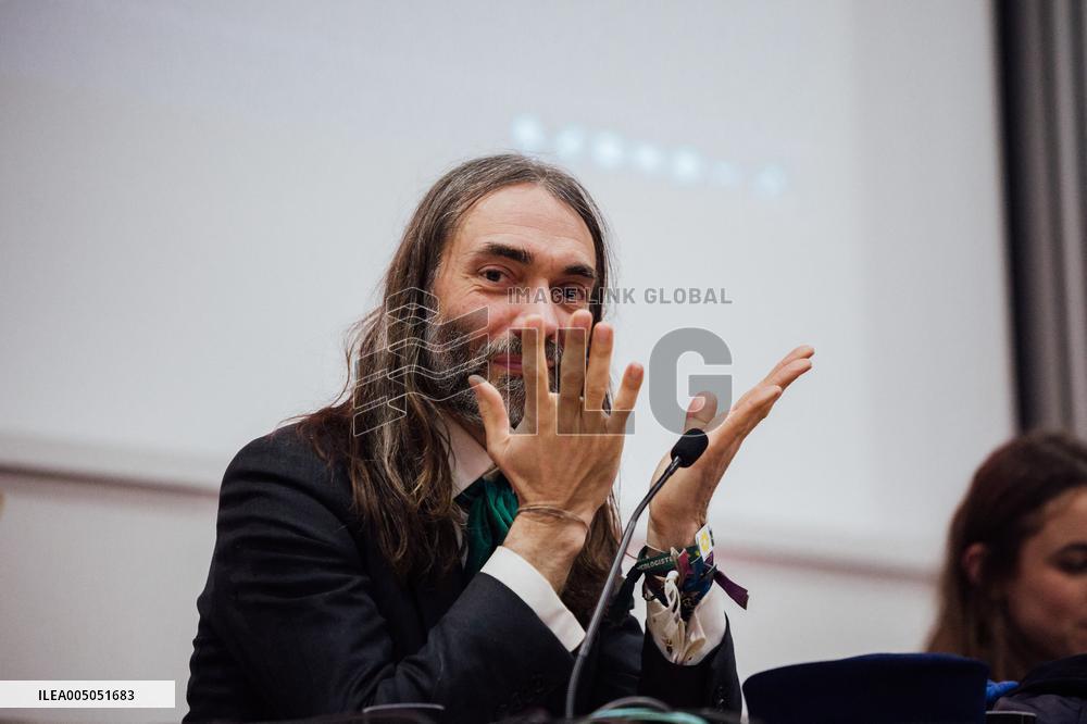 Cedric Villani At Sciences Po Rennes Conference - France