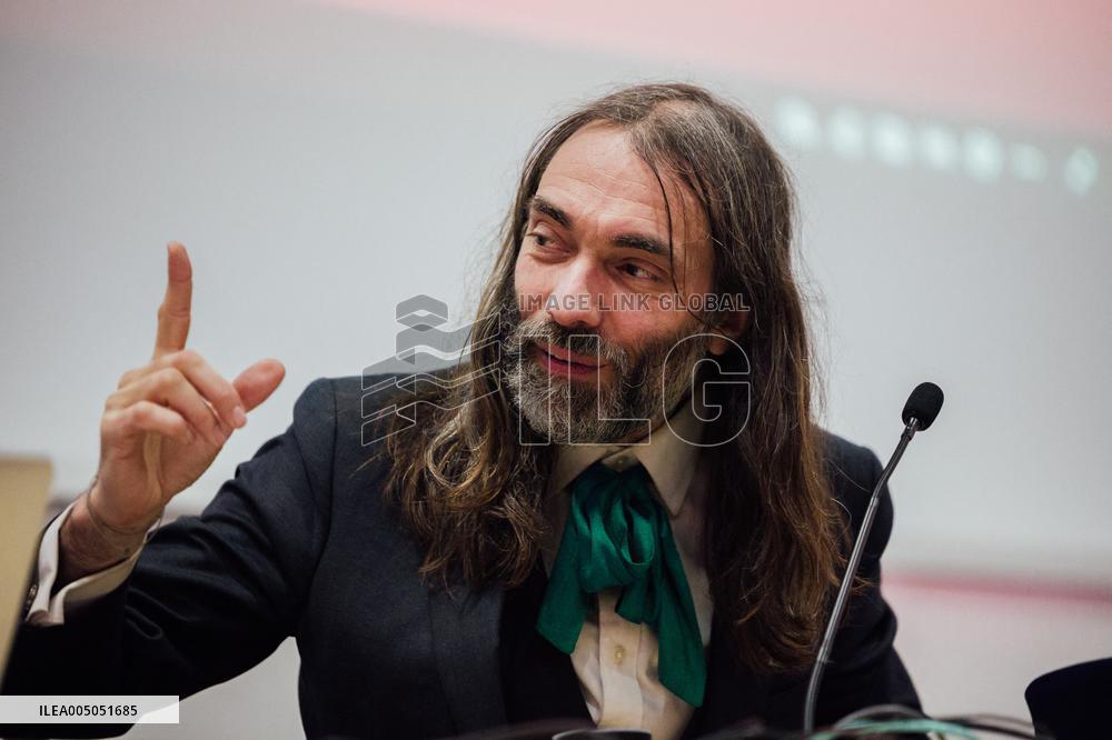 Cedric Villani At Sciences Po Rennes Conference - France