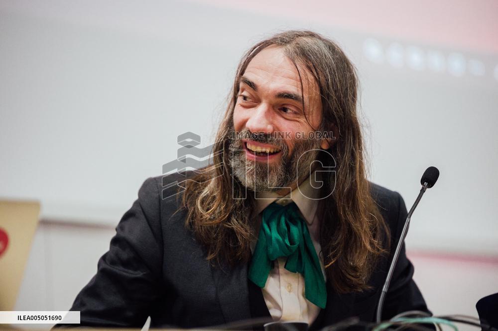 Cedric Villani At Sciences Po Rennes Conference - France