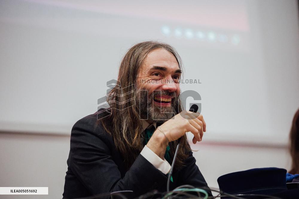 Cedric Villani At Sciences Po Rennes Conference - France