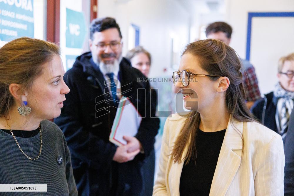 Aurore Berge Visits La Cohue Cooperative - France