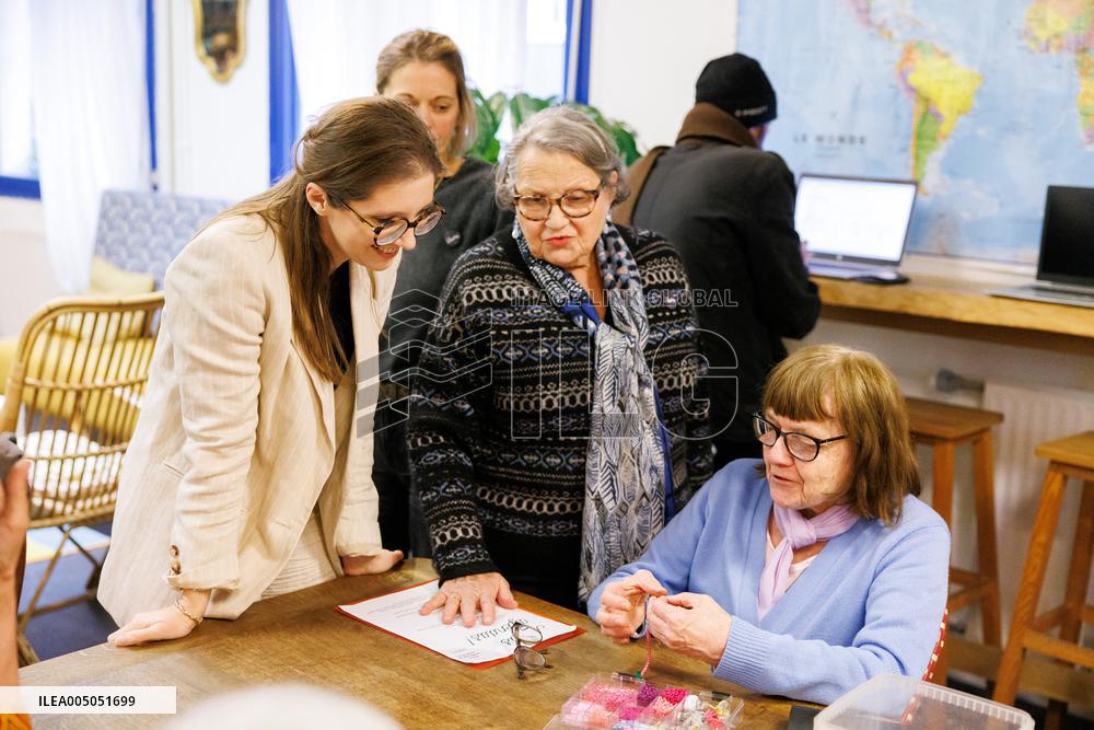 Aurore Berge Visits La Cohue Cooperative - France