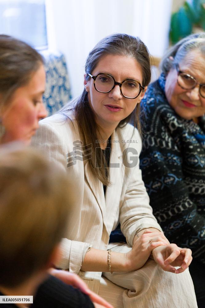 Aurore Berge Visits La Cohue Cooperative - France