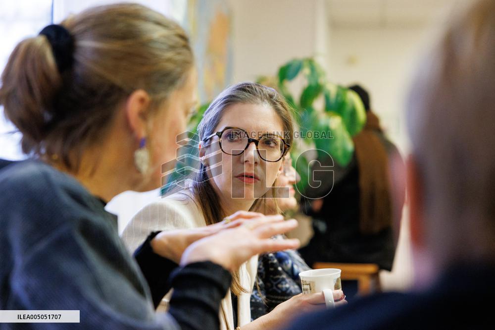 Aurore Berge Visits La Cohue Cooperative - France