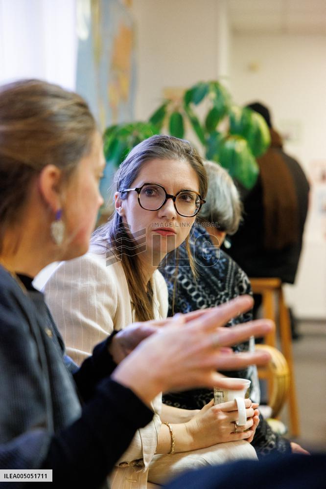 Aurore Berge Visits La Cohue Cooperative - France