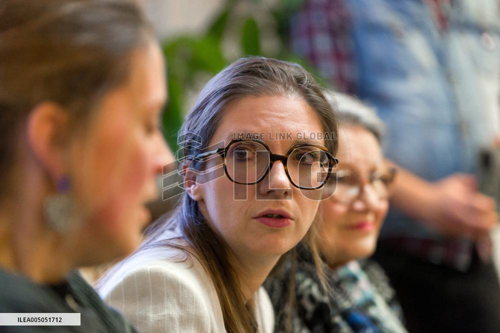 Aurore Berge Visits La Cohue Cooperative - France