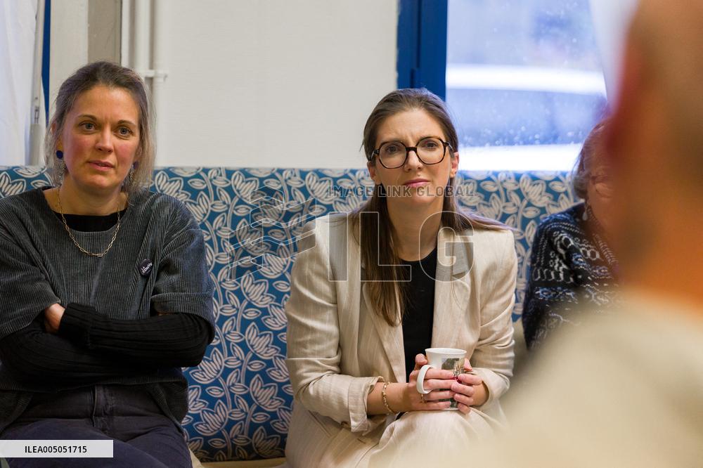 Aurore Berge Visits La Cohue Cooperative - France