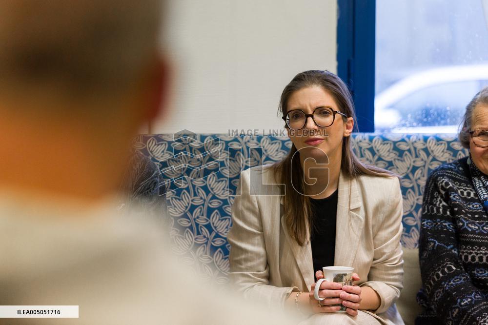 Aurore Berge Visits La Cohue Cooperative - France
