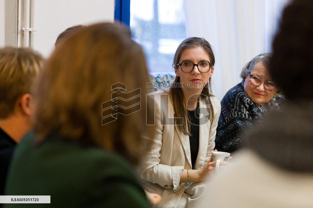 Aurore Berge Visits La Cohue Cooperative - France