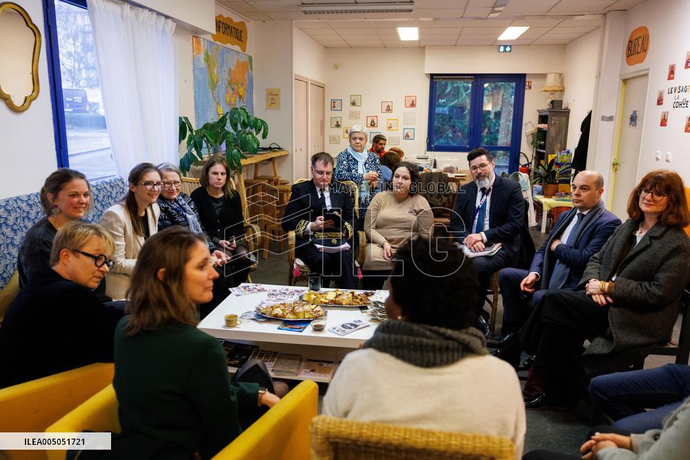 Aurore Berge Visits La Cohue Cooperative - France