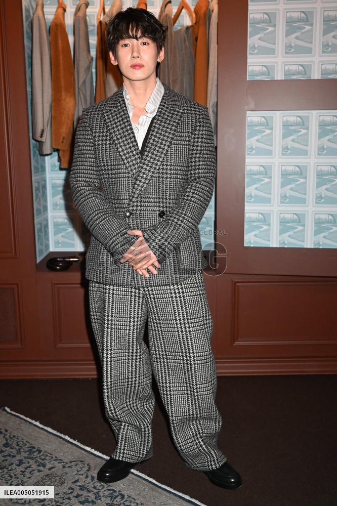 MFW - Celebs At Zegna Fashion Show
