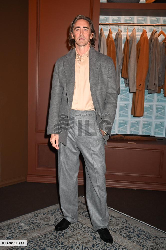MFW - Celebs At Zegna Fashion Show