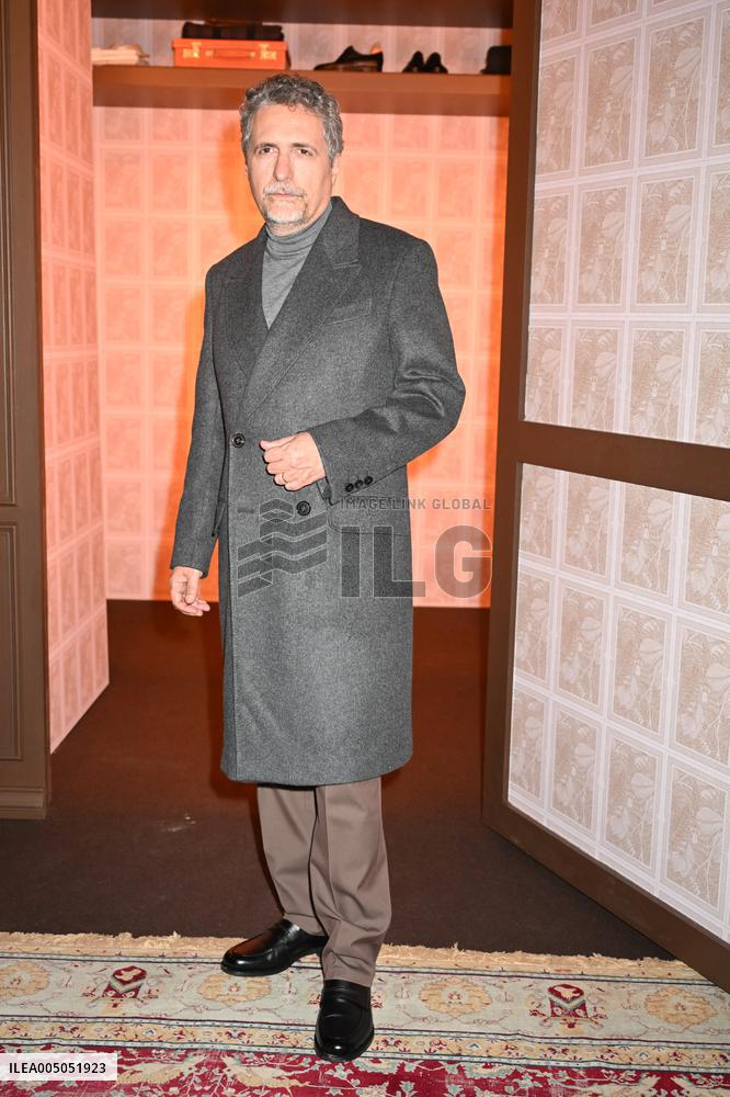 MFW - Celebs At Zegna Fashion Show