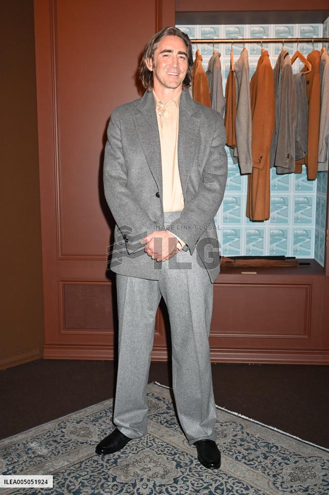 MFW - Celebs At Zegna Fashion Show