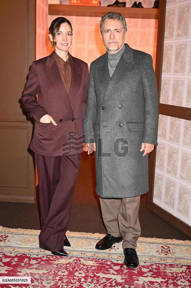 MFW - Celebs At Zegna Fashion Show