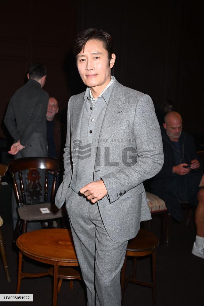 MFW - Celebs At Zegna Fashion Show