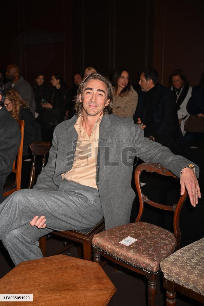 MFW - Celebs At Zegna Fashion Show