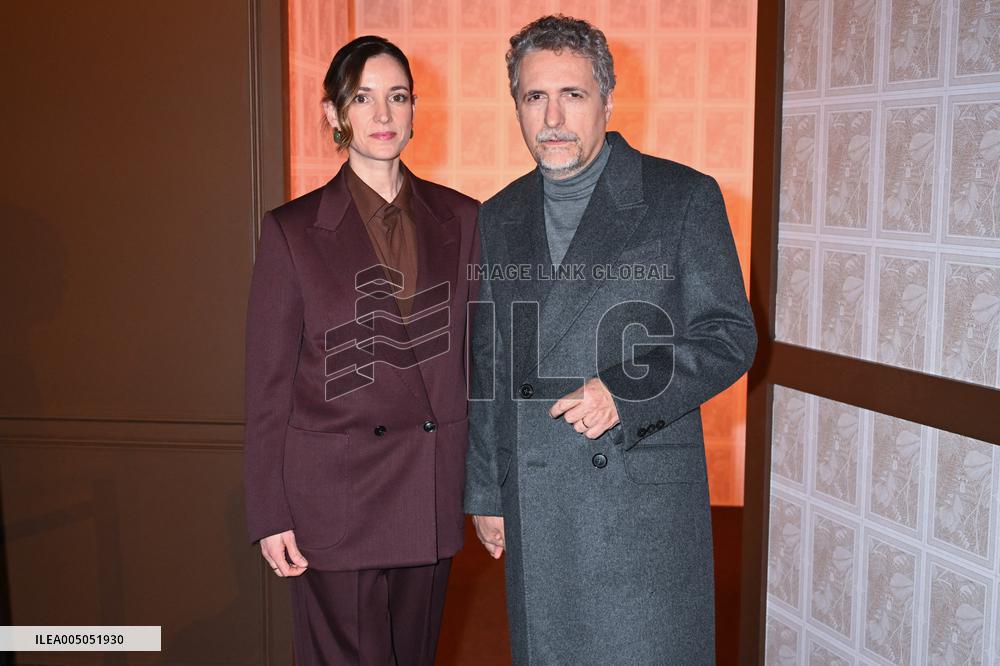 MFW - Celebs At Zegna Fashion Show