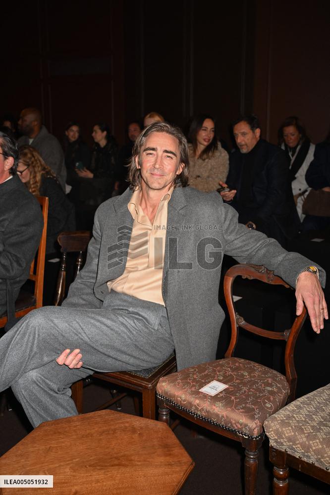 MFW - Celebs At Zegna Fashion Show