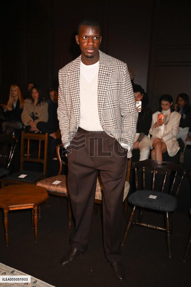 MFW - Celebs At Zegna Fashion Show
