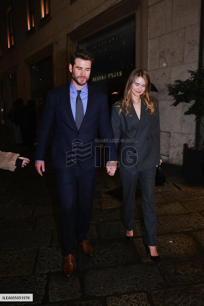 MFW - Ralph Lauren Afterparty Arrivals