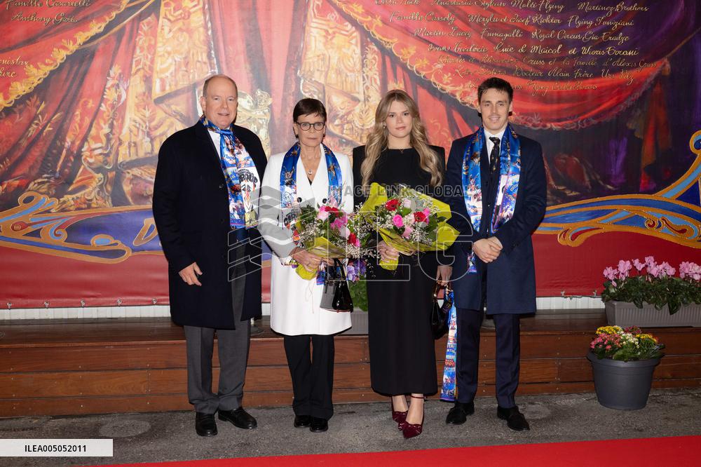 NO TABLOIDS - Opening of the 48th International Circus Festival of Monte-Carlo - Monaco