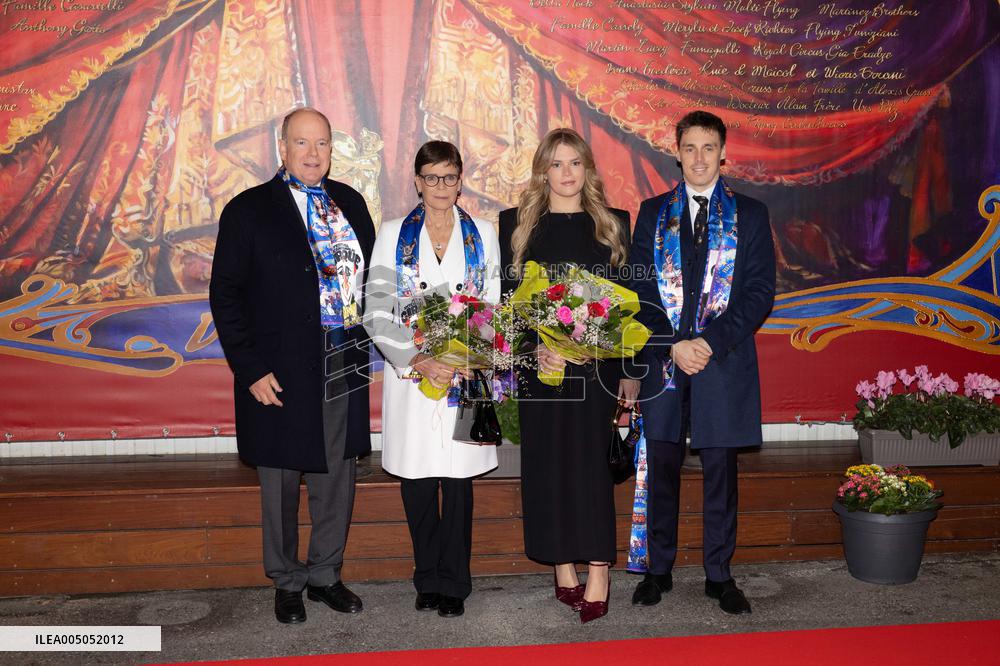 NO TABLOIDS - Opening of the 48th International Circus Festival of Monte-Carlo - Monaco