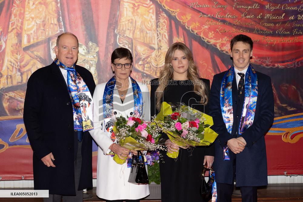 NO TABLOIDS - Opening of the 48th International Circus Festival of Monte-Carlo - Monaco