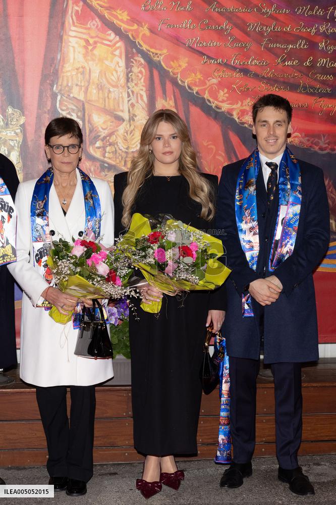 NO TABLOIDS - Opening of the 48th International Circus Festival of Monte-Carlo - Monaco