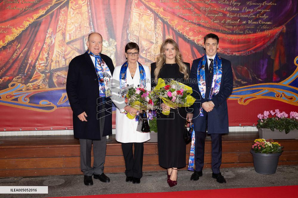 NO TABLOIDS - Opening of the 48th International Circus Festival of Monte-Carlo - Monaco