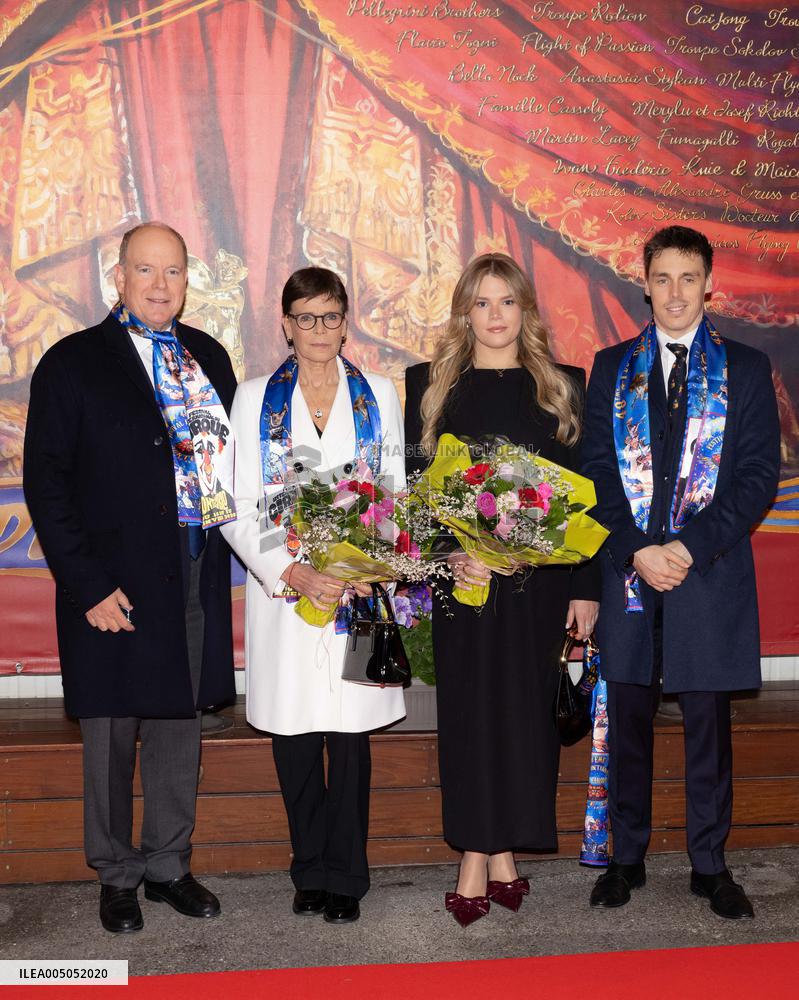 NO TABLOIDS - Opening of the 48th International Circus Festival of Monte-Carlo - Monaco
