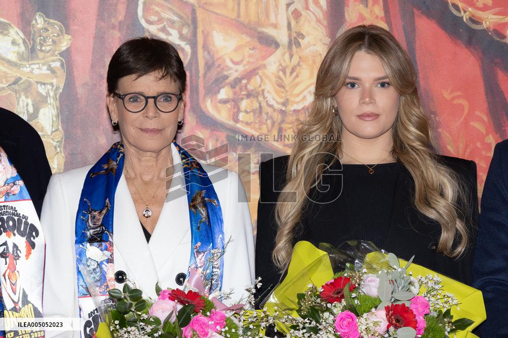 NO TABLOIDS - Opening of the 48th International Circus Festival of Monte-Carlo - Monaco