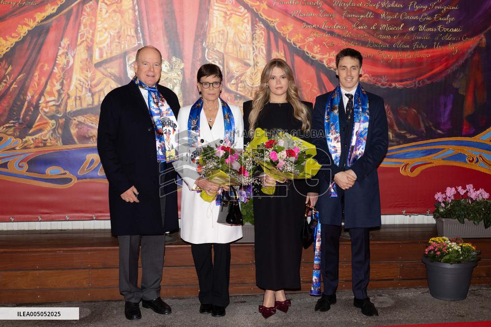 NO TABLOIDS - Opening of the 48th International Circus Festival of Monte-Carlo - Monaco