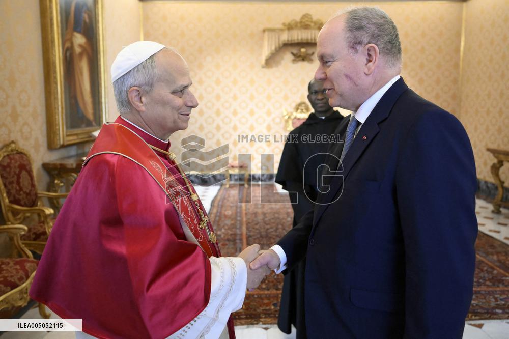 Pope Leo XIV Meets Prince Albert of Monaco - Vatican