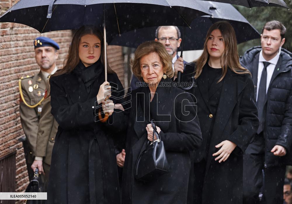 Funeral Of Princess Irene of Greece - Madrid