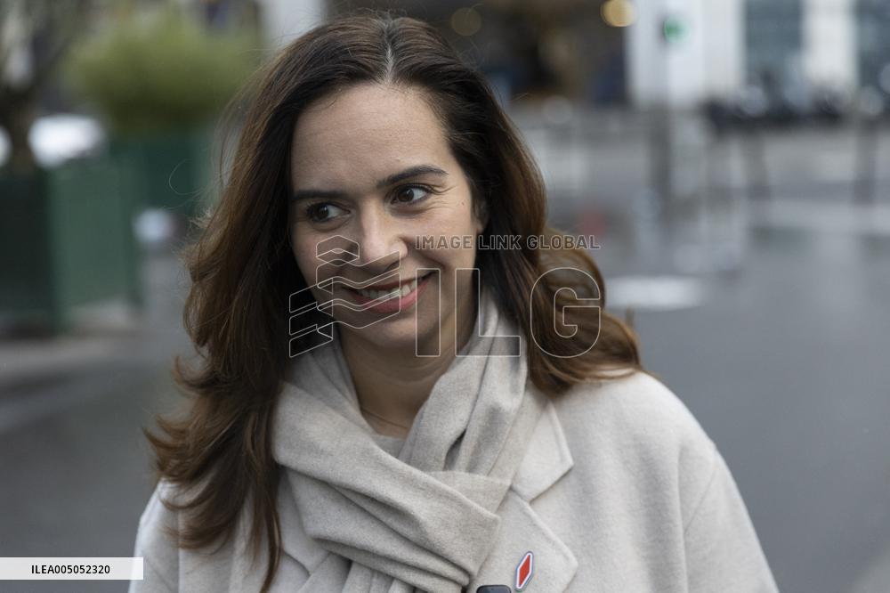 Paris Mayor Candidate Sarah Knafo Campaigning - France