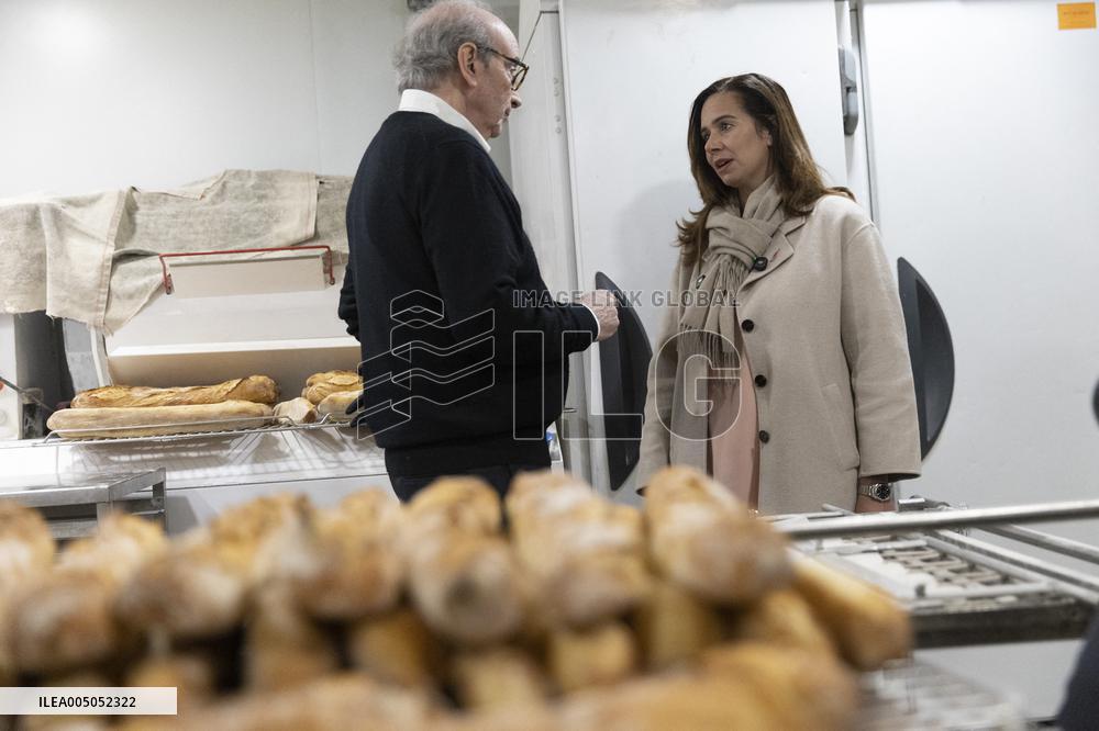 Paris Mayor Candidate Sarah Knafo Campaigning - France